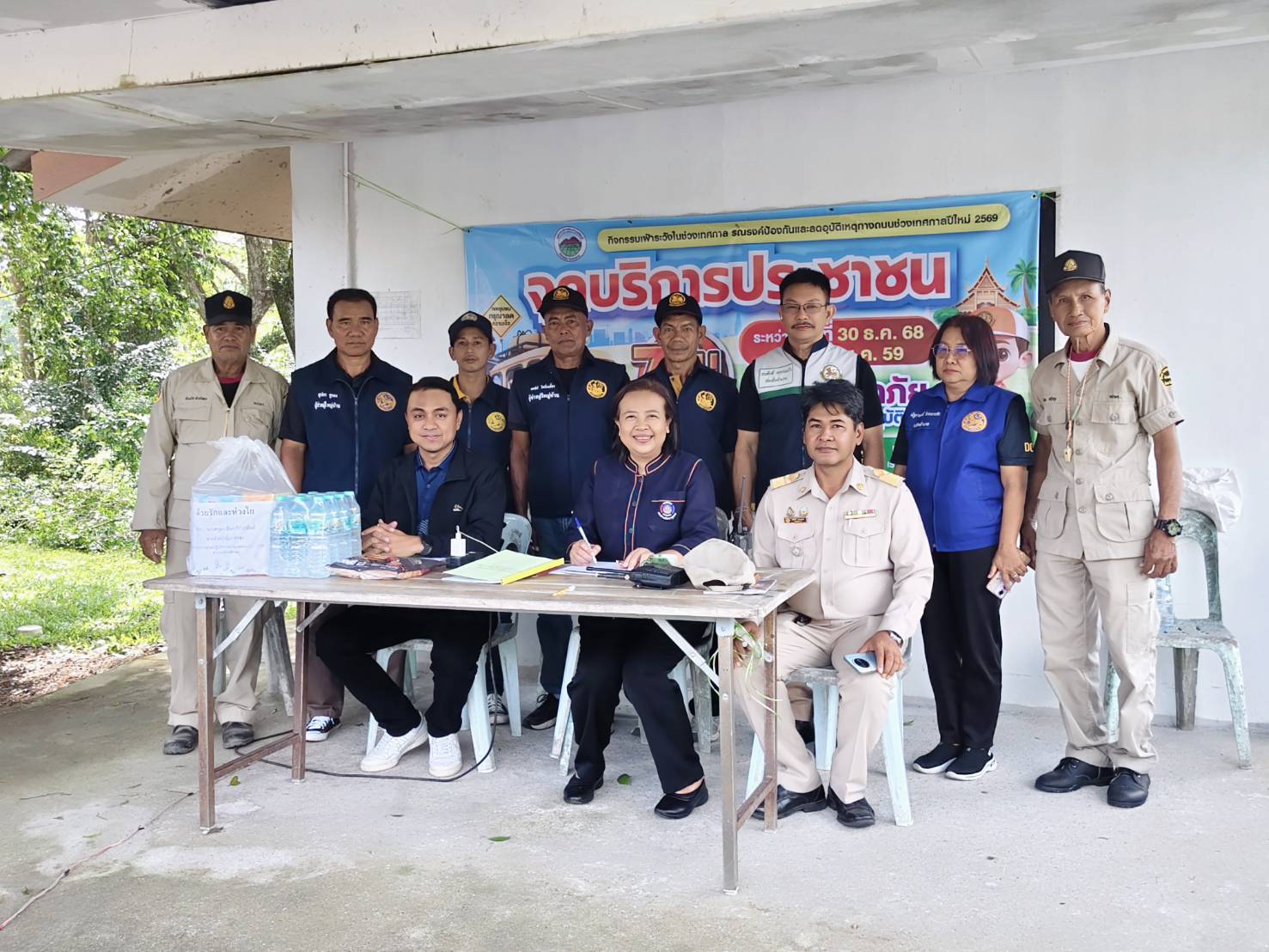 พช.เมืองพัทลุง : ตรวจเยี่ยมจุดตรวจ/ด่านตรวจหลัก / ด่านชุมชน ช่วงเทศกาลปีใหม่ พ.ศ.๒๕๖๙