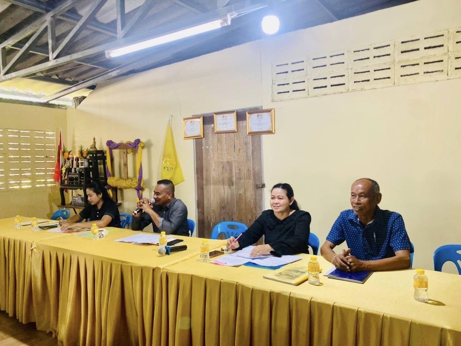 พช.เมืองพัทลุง ลงพื้นที่ประชุมขับเคลื่อนงานพัฒนาชุมชน