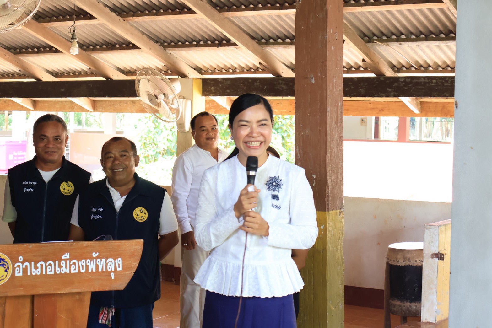 พช.เมืองพัทลุง ร่วมกิจกรรม "วัด ประชา รัฐ สร้างสุข" ประจำปีงบประมาณ 2569