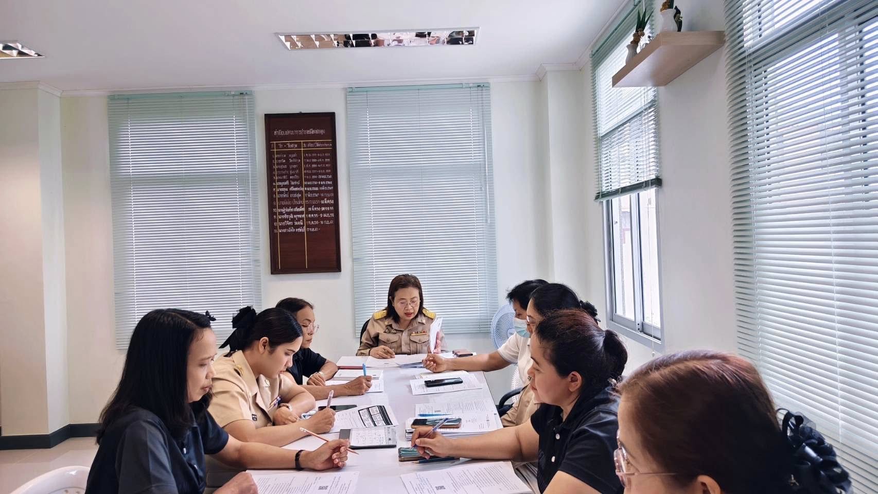 พช.เมืองพัทลุง ประชุมวางแผนขับเคลื่อนงานพัฒนาชุมชนตามยุทธศาสตร์กรมการพัฒนาชุมชน